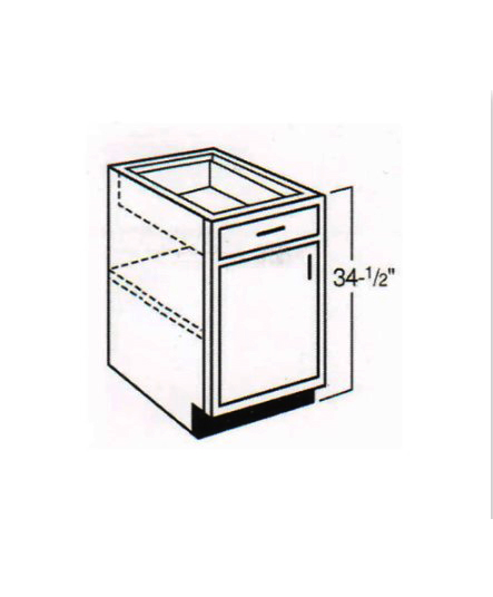 Single Door Single Drawer Bases
