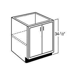 Full Height Bases - Double Door