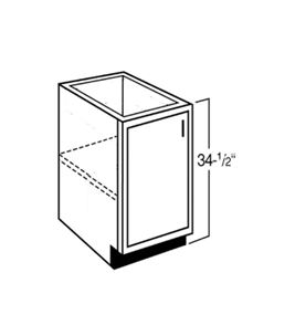 Full Height Bases - Single Door