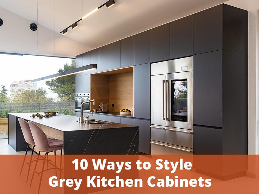 10 Ways To Style Grey Kitchen Cabinets – Across Country Kitchens