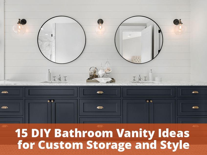 15 DIY Bathroom Vanity Ideas For Custom Storage And Style